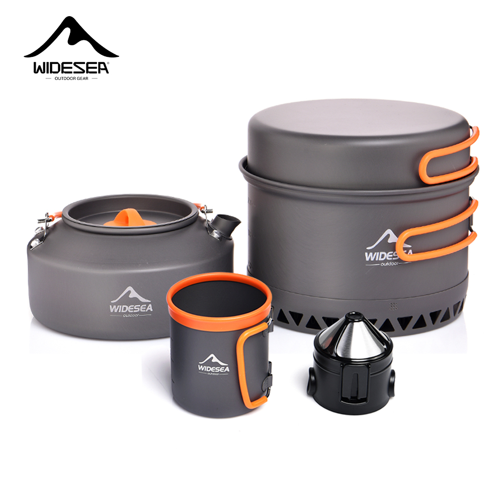 Outdoor Camping World - Camping Tableware Outdoor Cookware Set Pots