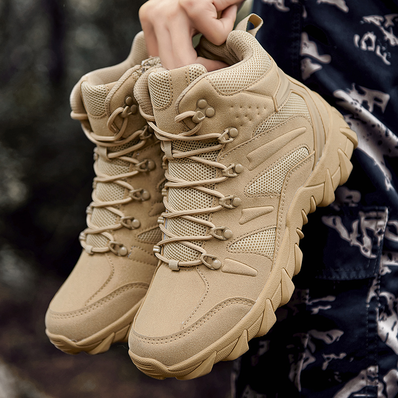Outdoor Camping In Winter - Desert Combat Training Boots Male Outdoors