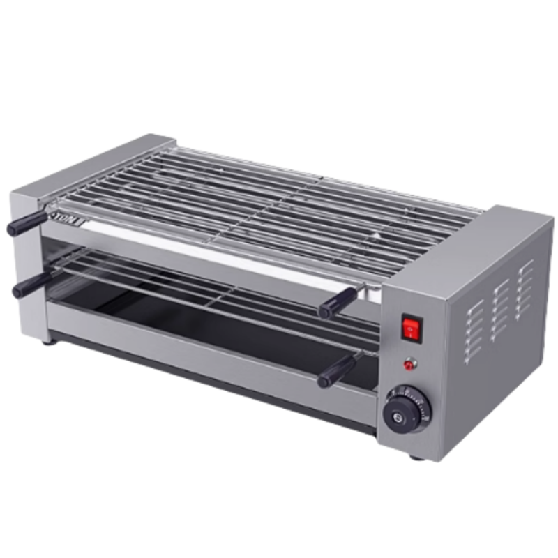Outdoor Indoor Camping - Portable Electric Stainless Steel Barbecue Grill
