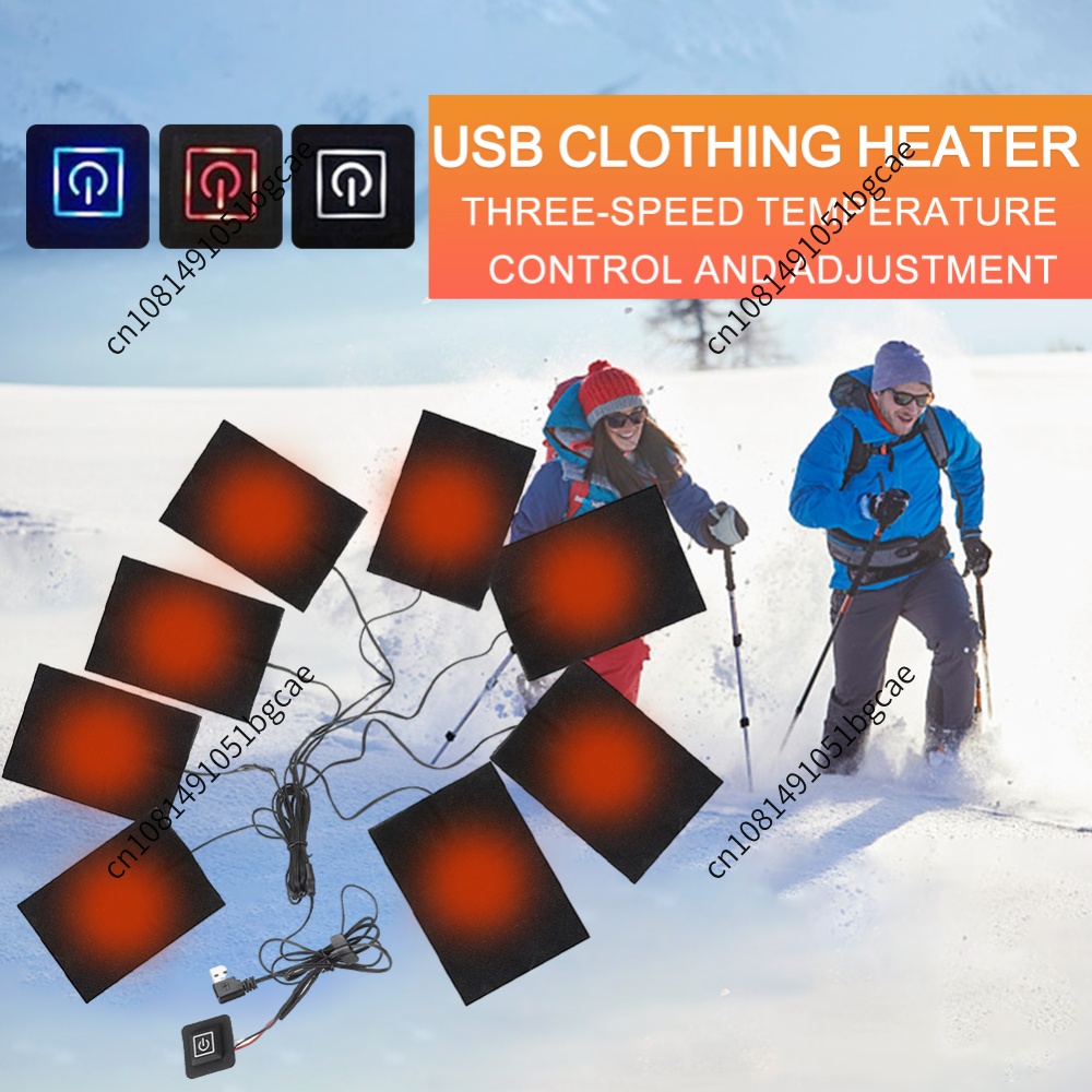 Outdoor Camping Jacket - USB Heating Pads Electric Cloth Heater