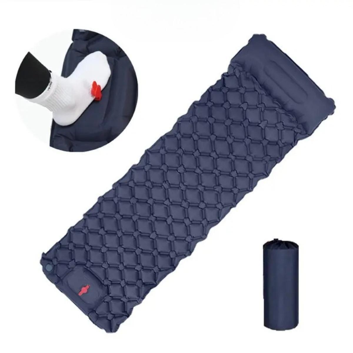 Camp Pillow Compressible - Camping Sleeping Pad Inflatable Mattress with