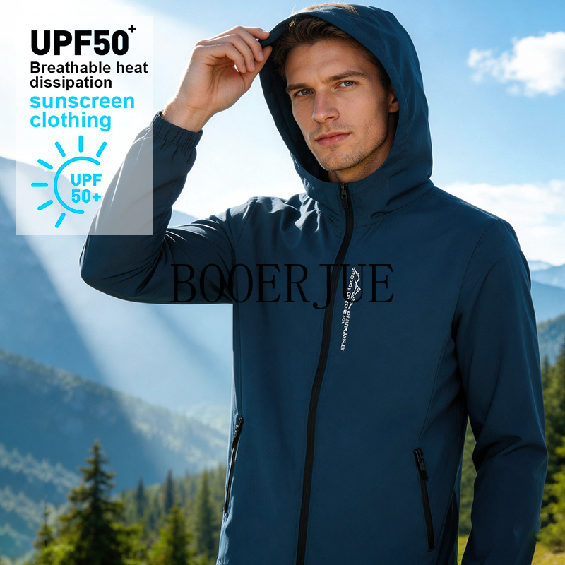 Outdoor Camping Jacket - Outdoor Hiking Sports Summer Men Waterproof
