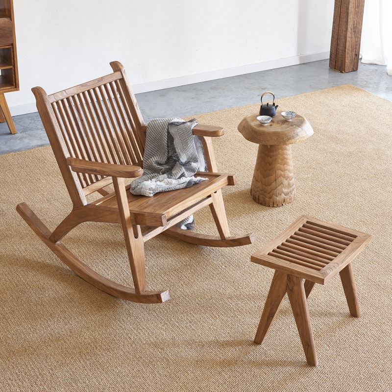 Outdoor Camping Rocking Chair - Supreme beauty old elm leisure chair