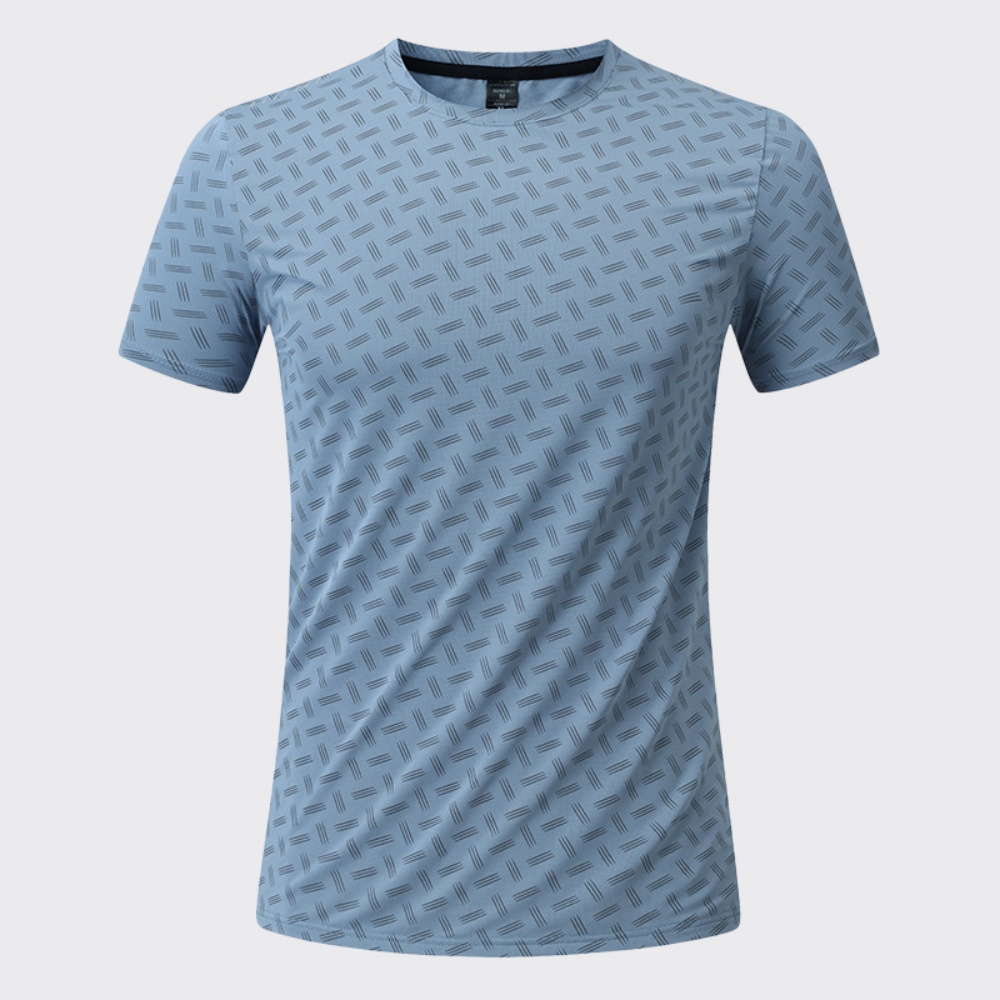 Outdoor Camping In Winter - Summer Men's Print Compression T-shirt Short