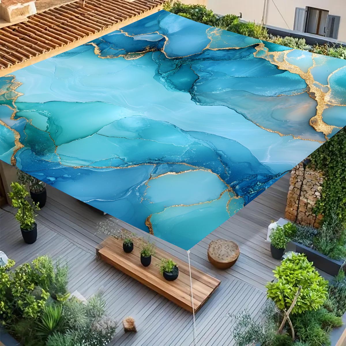Color Flower Camping Sunshade  - Outdoor Camping Tarp review and price