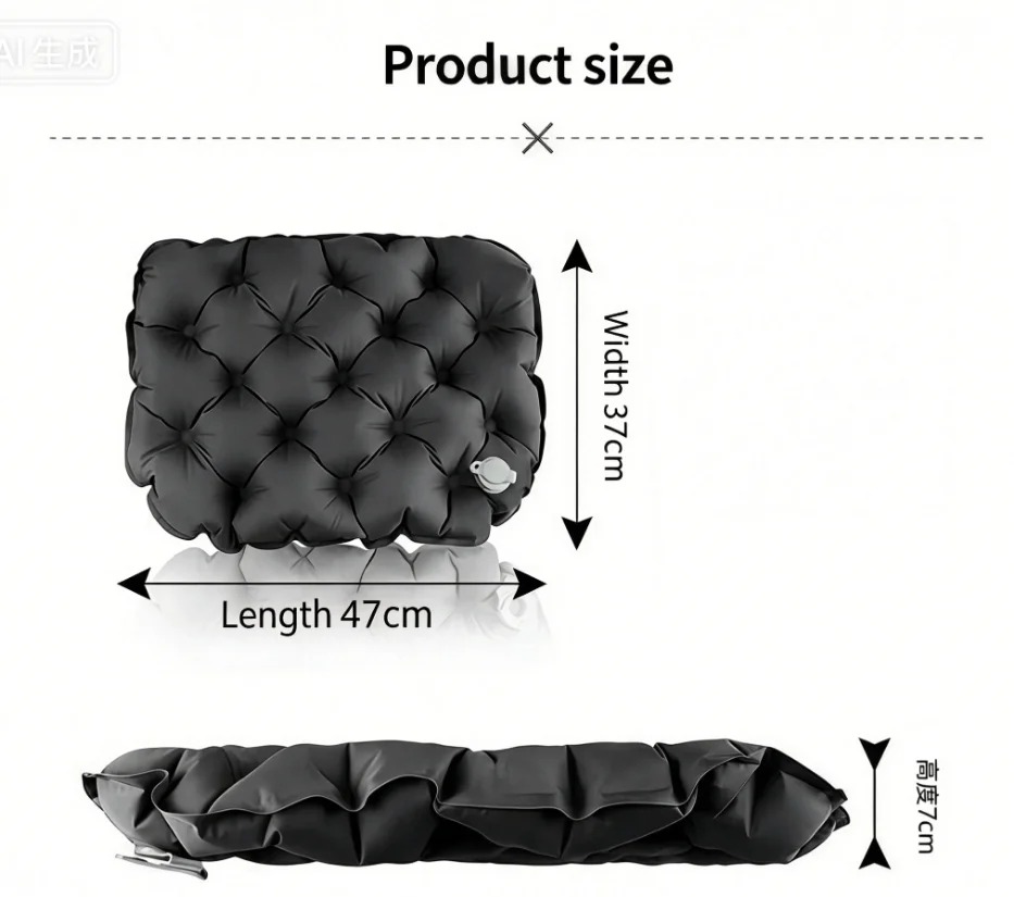 Portable Inflatable Seat Cushi - Outdoor Camping Mat Waterproof review and price