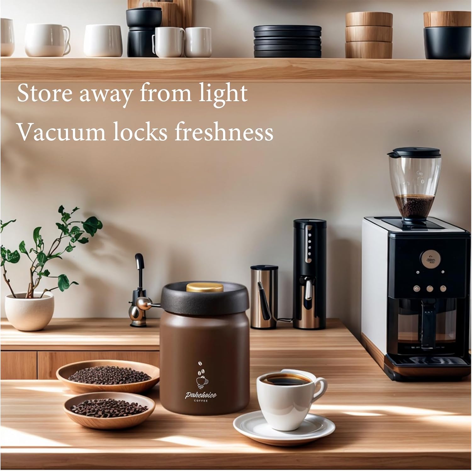 Vacuum Coffee Bean Storage Con - Bear Canister review and price