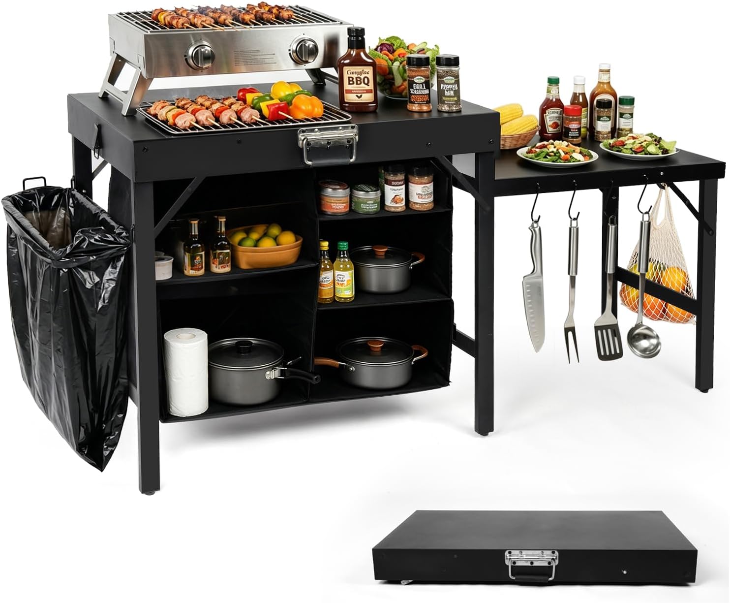 Portable Foldable Griddle Stan - Outdoor Camping Kitchen Setup review and price