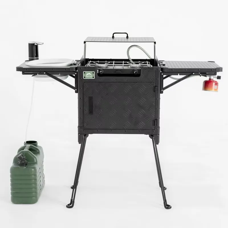 Deluxe Family Camping Kitchen  - Outdoor Camping Kitchen Setup review and price