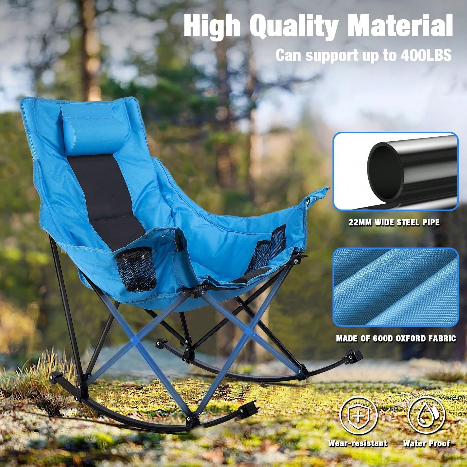 Outdoor Folding Rocking Campin - Outdoor Camping Rocking Chair review and price