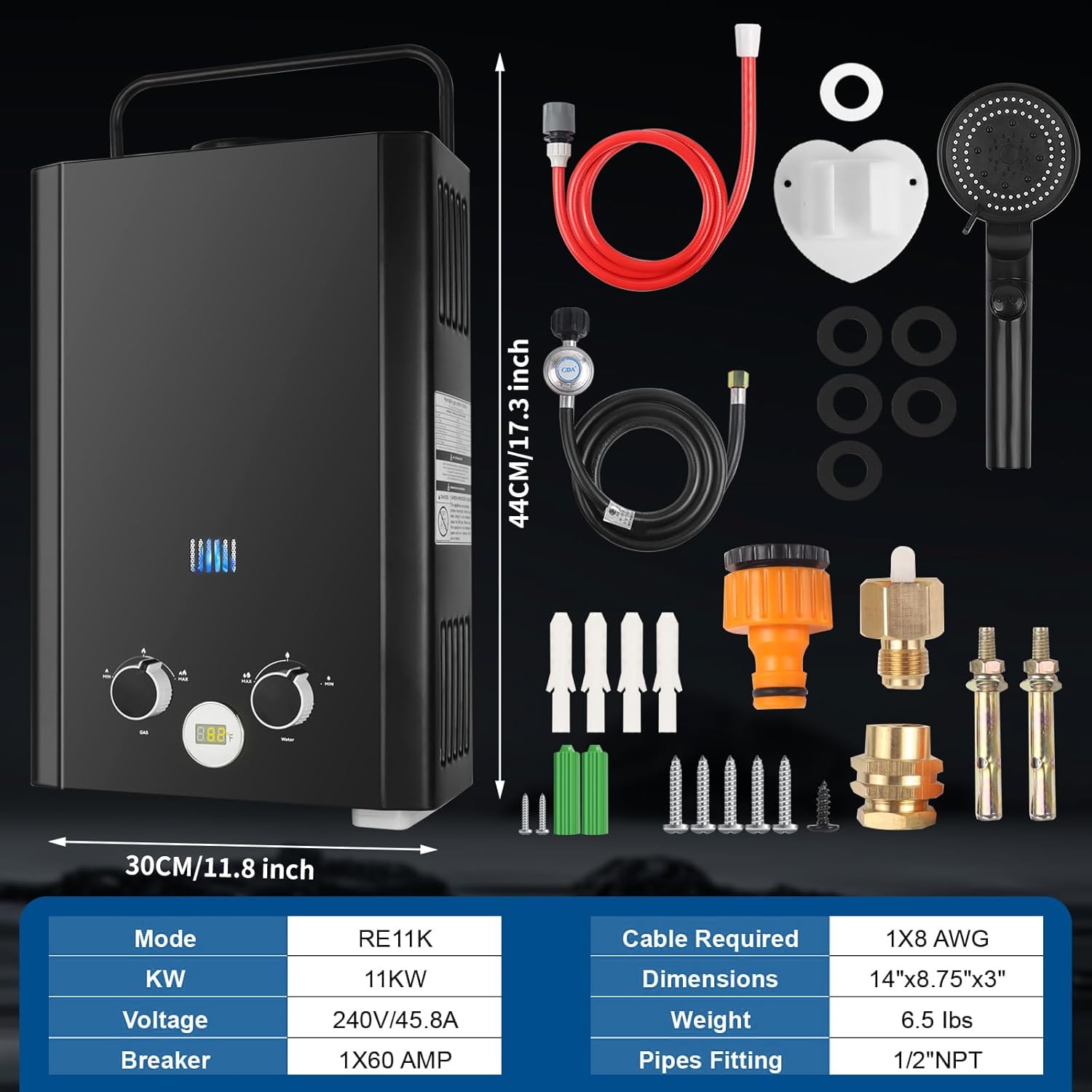 Tankless Water Heater Propane, - Outdoor Camping Van review and price