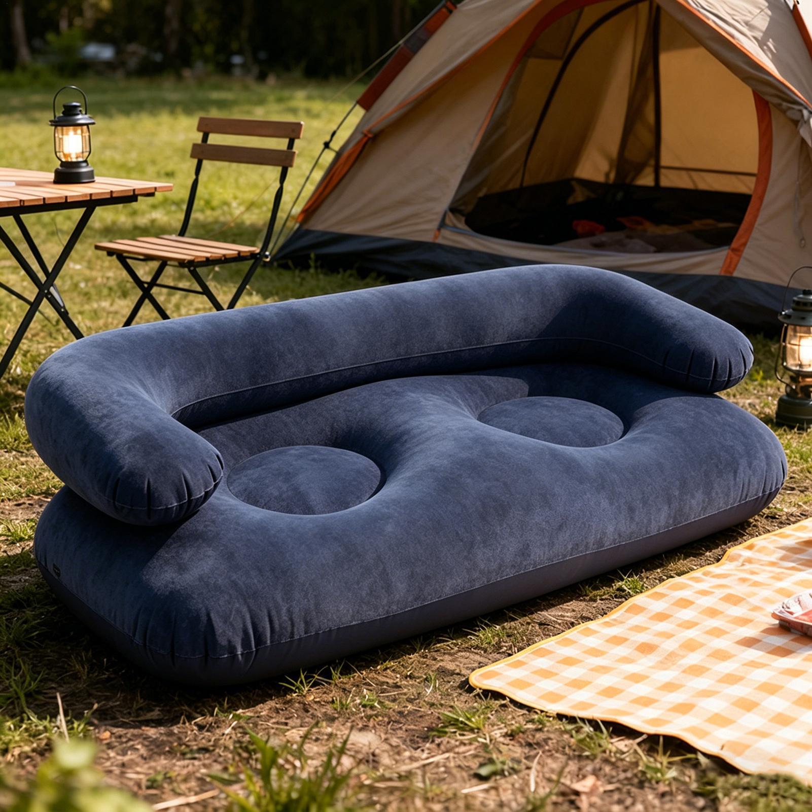 Double Inflatable Air Sofa Two - Outdoor Indoor Camping review and price