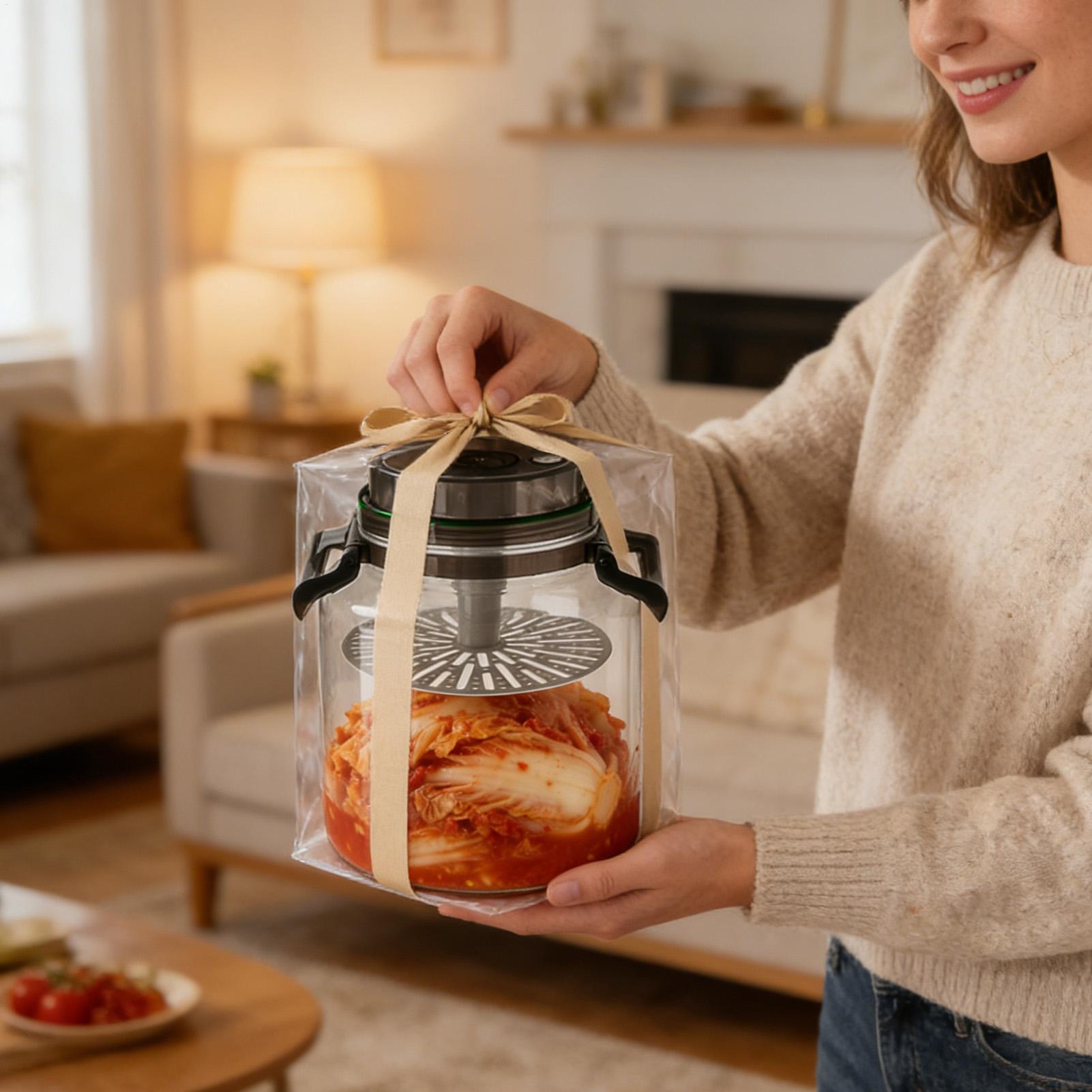 5L Pickle Jars with Lids Press - Bear Canister review and price