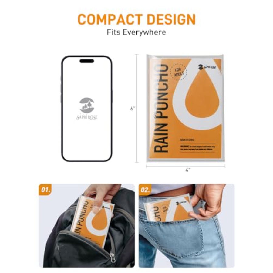 Disposable Rain Ponchos for Ad - Camping Rain Poncho review and price