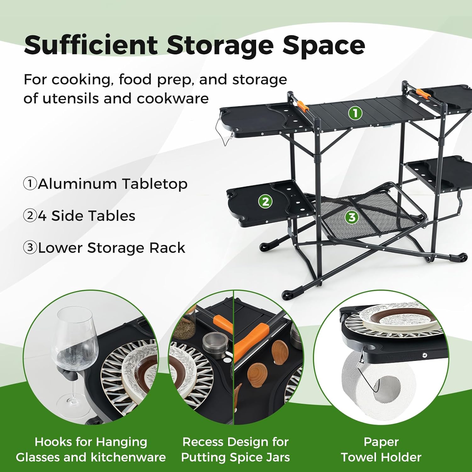 Portable Outdoor Folding Cooki - Outdoor Camping Kitchen Setup review and price