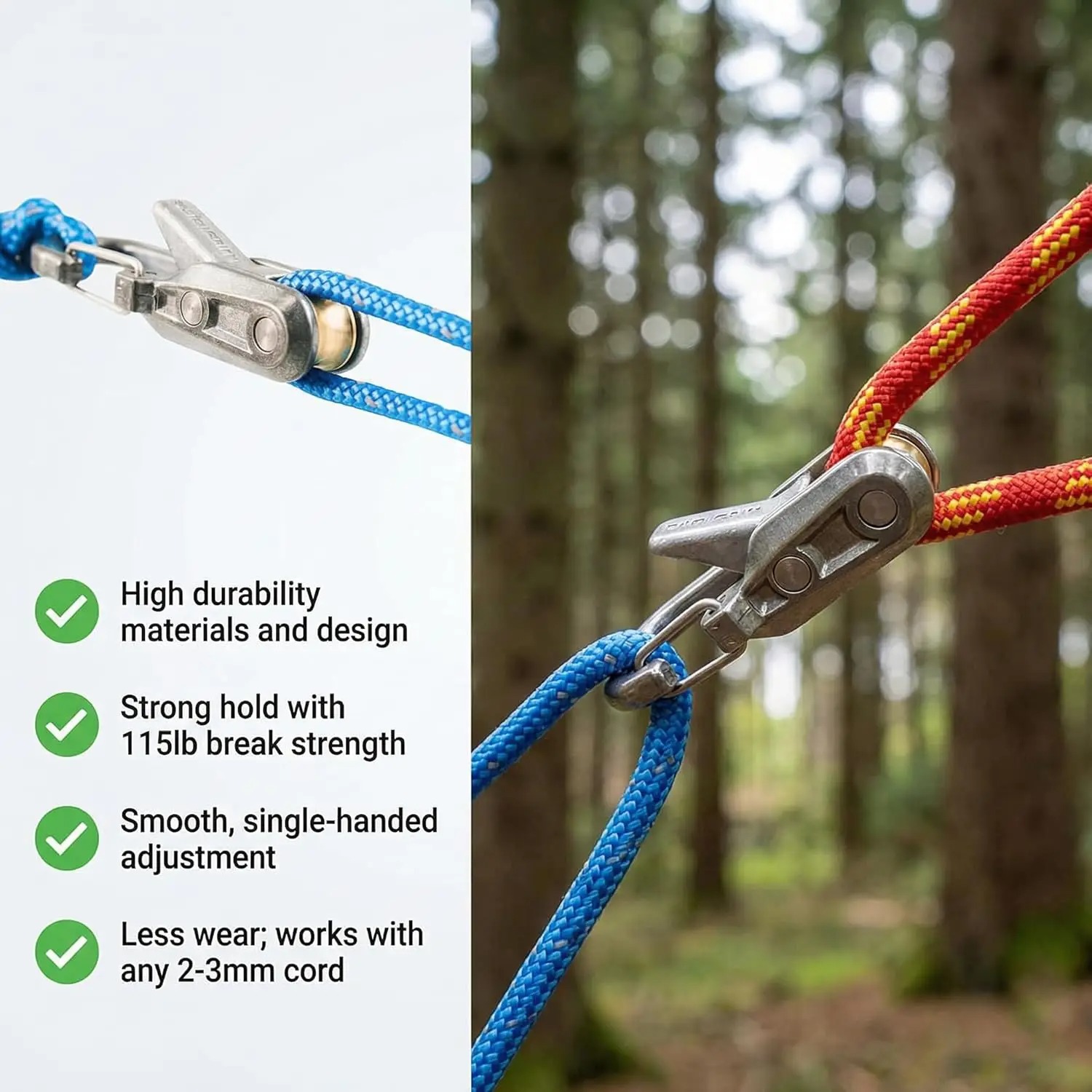 6Pcs Paracord Rope Tensioner K - Outdoor Camping Tarp review and price