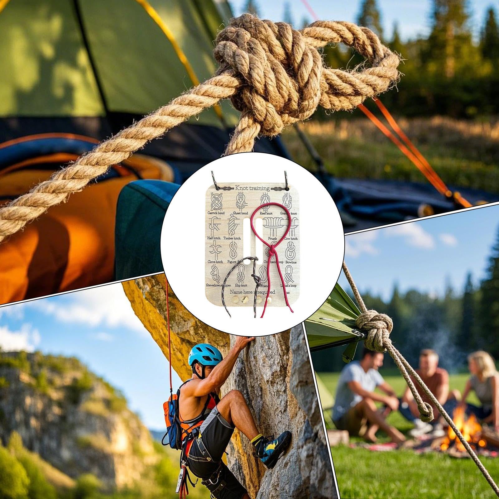 Creative Knot Tying Practice B - Outdoor Camping Ideas For Adults review and price