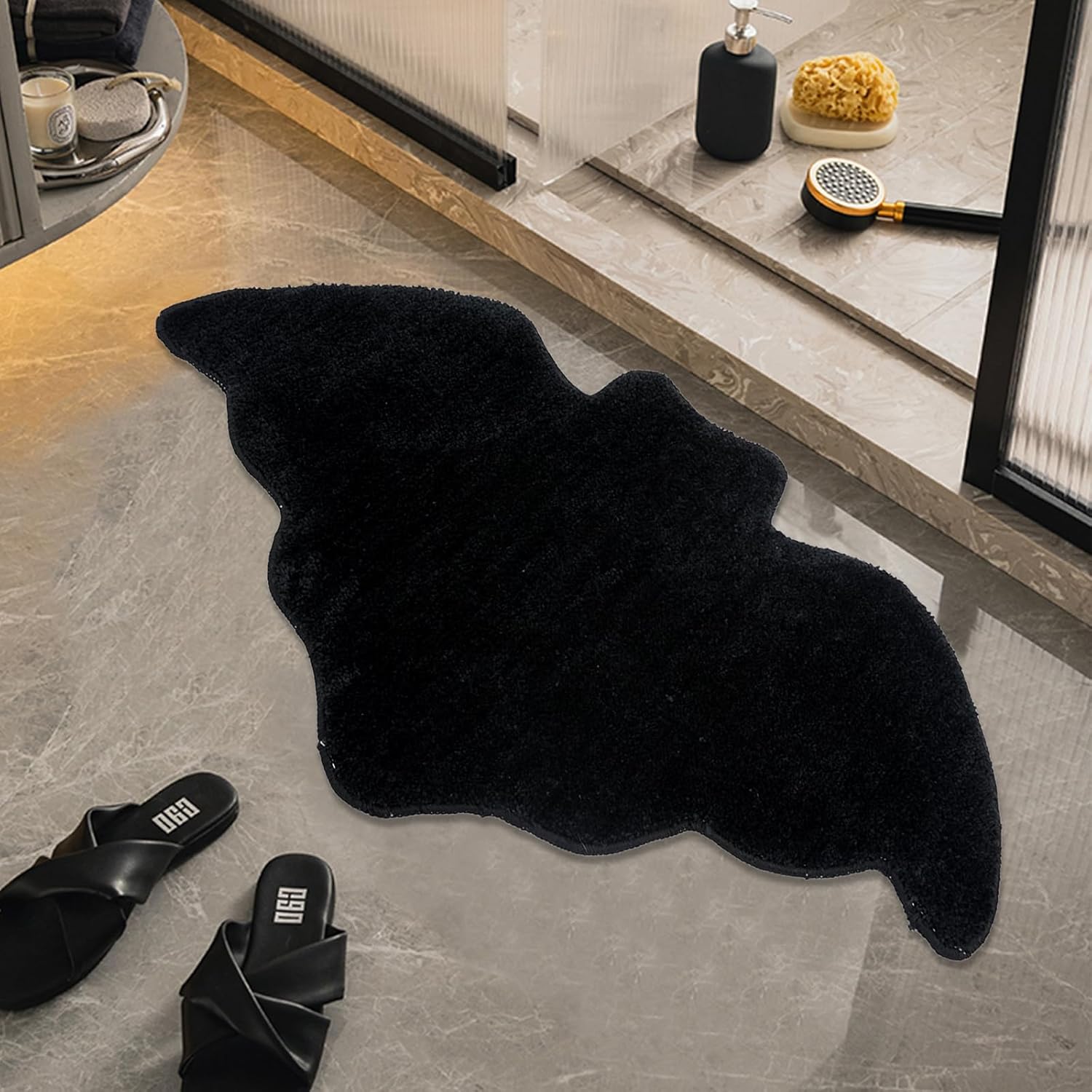 Black Halloween Bat Rug Non Sl - Outdoor Camping Kitchen Setup review and price
