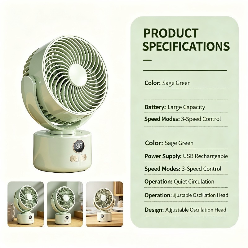 USB Rechargeable Compact Fan w - Outdoor Camping Fans review and price