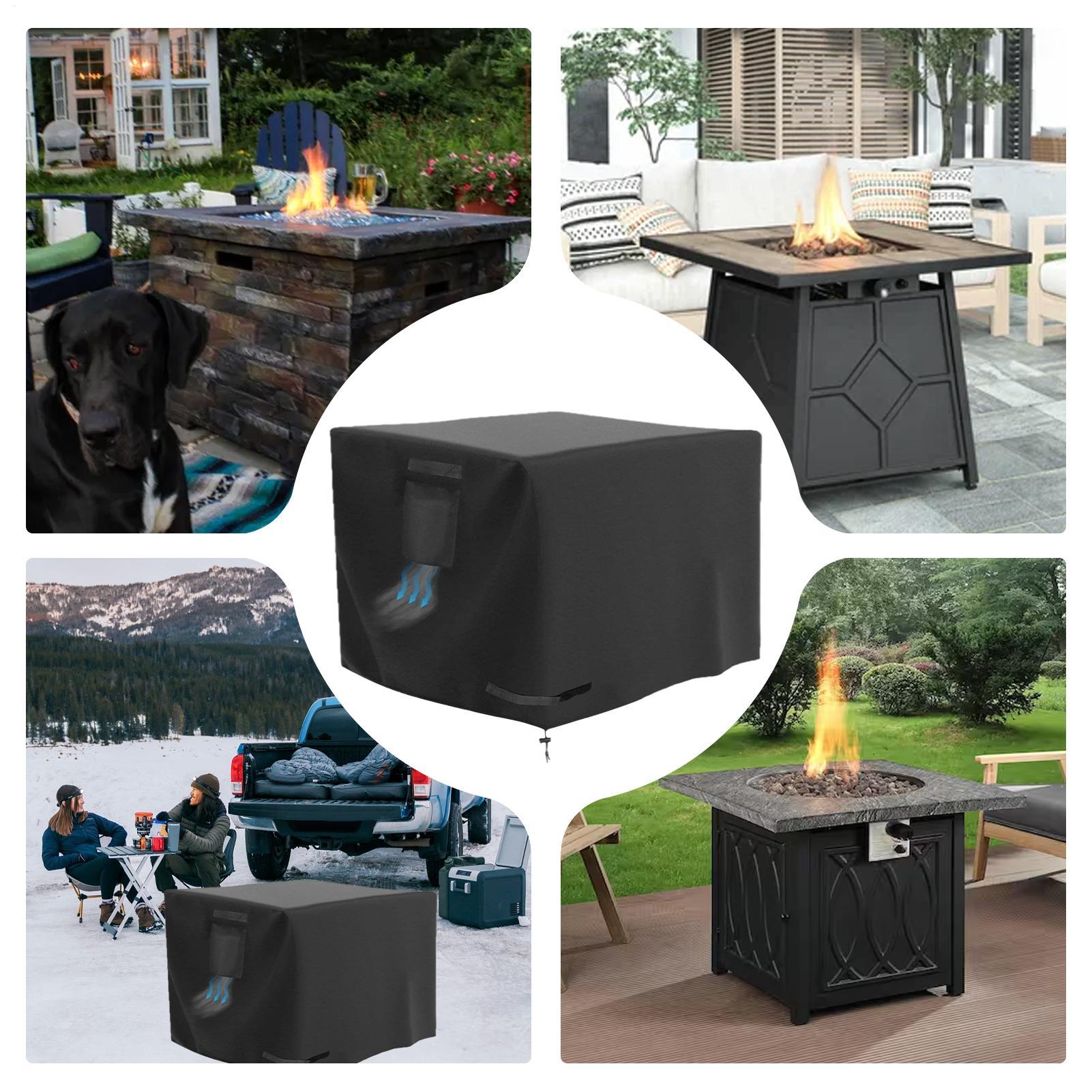 Fire Pit Cover Square 30 Inch  - Outdoor Indoor Camping review and price