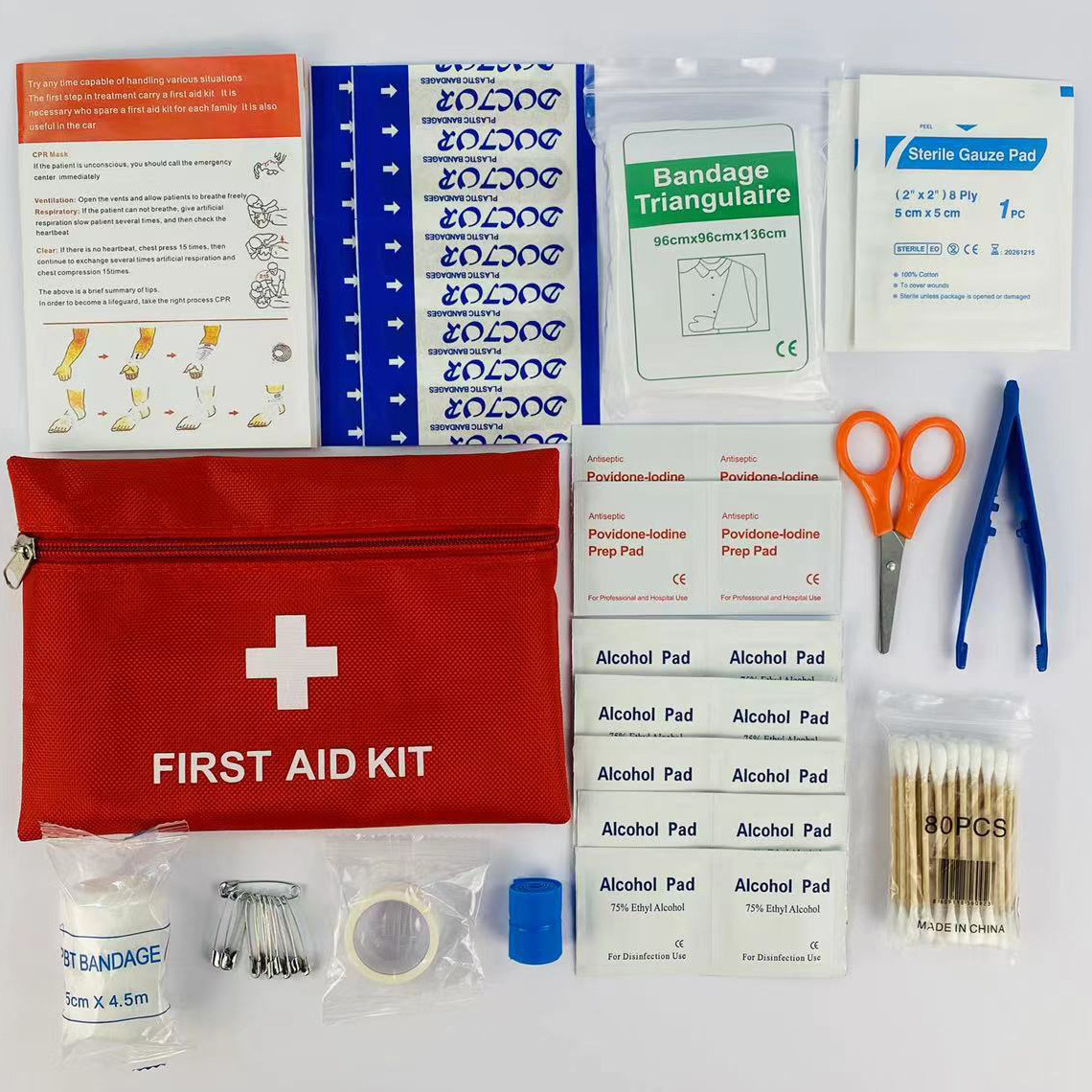 14pcs First Aid Kit Trauma Kit - Outdoor Camping Essentials review and price