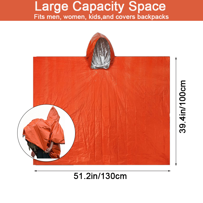 SSUNTAK Emergency Survival Rai - Camping Rain Poncho review and price