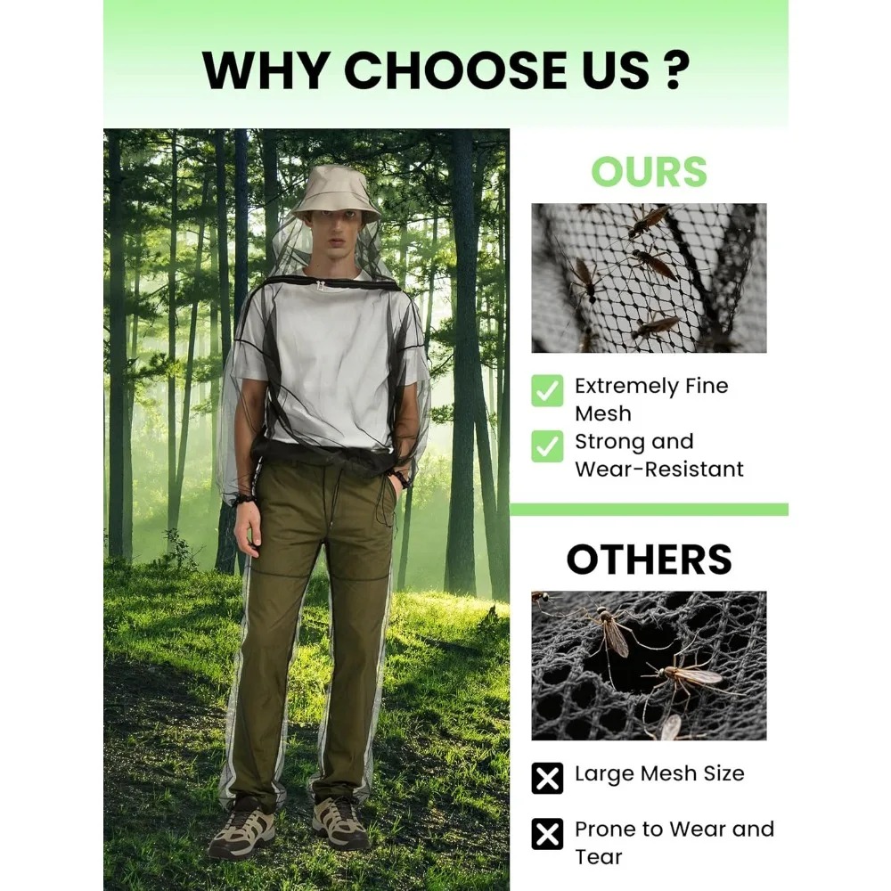 Outdoor Mosquito Protection Su - Outdoor Camping Jacket review and price