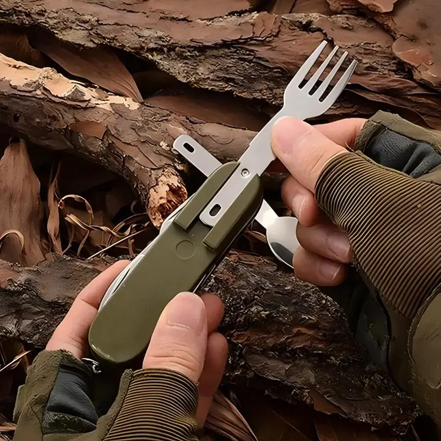 Camping Gear 5-in-1 Stainless  - Outdoor Camping World review and price