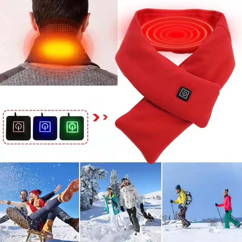 USB Women Men Heating Scarf Te - Outdoor Camping In Winter review and price