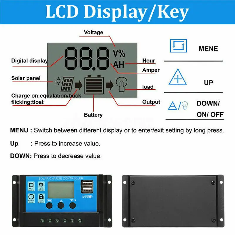 50W Solar Panel Kit Mono Cryst - Outdoor Camping Van review and price