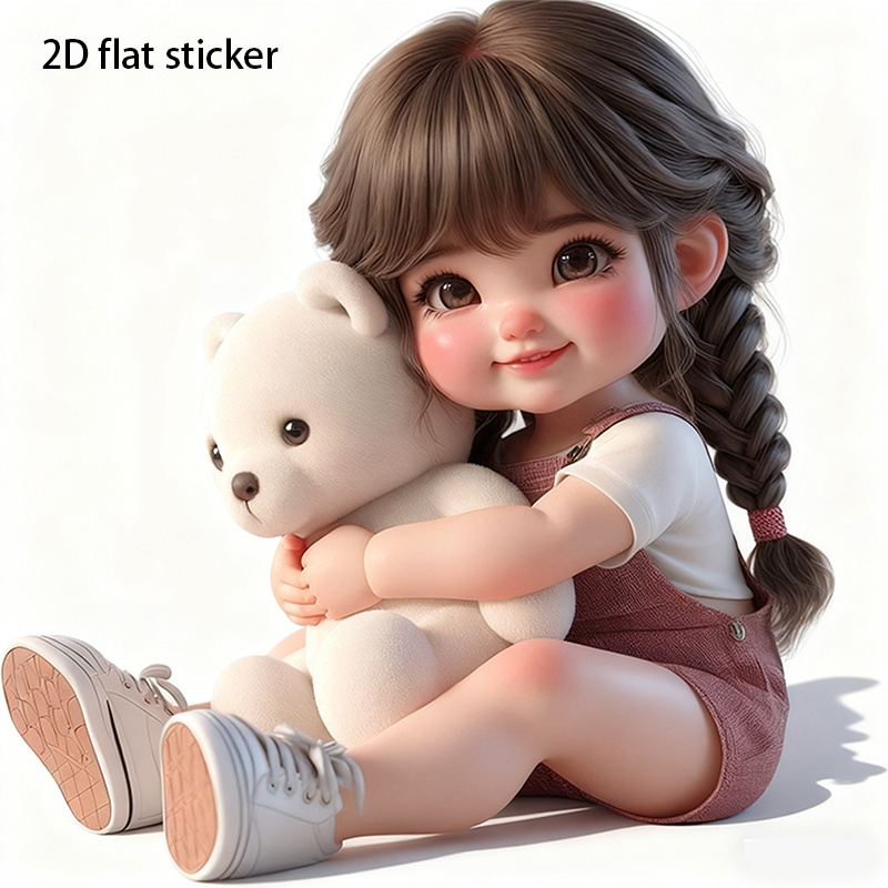 1Pc Cute Braid Girl Hugging Wh - Bear Canister review and price