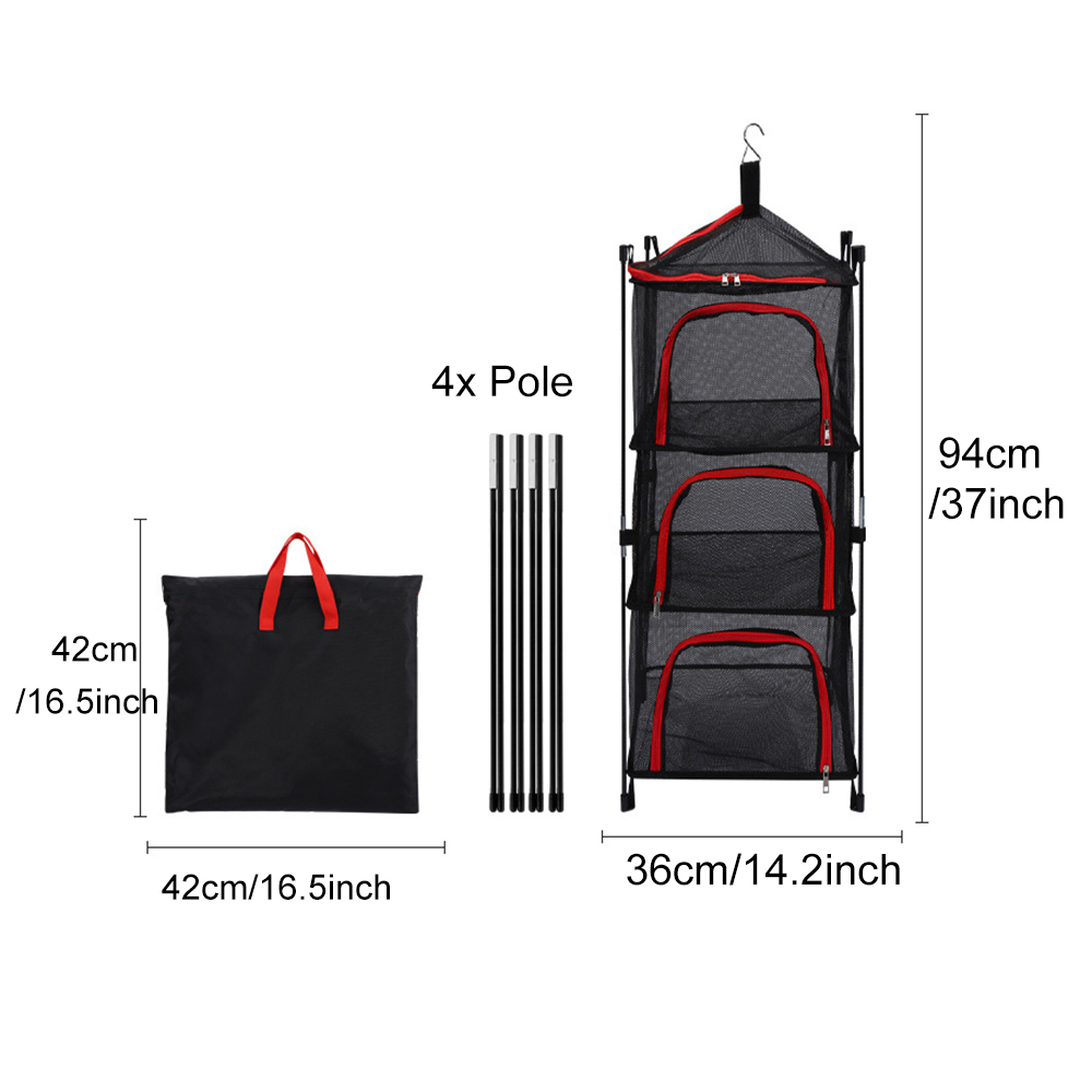 Camping Storage Drying Net 3 L - Outdoor Camping World review and price