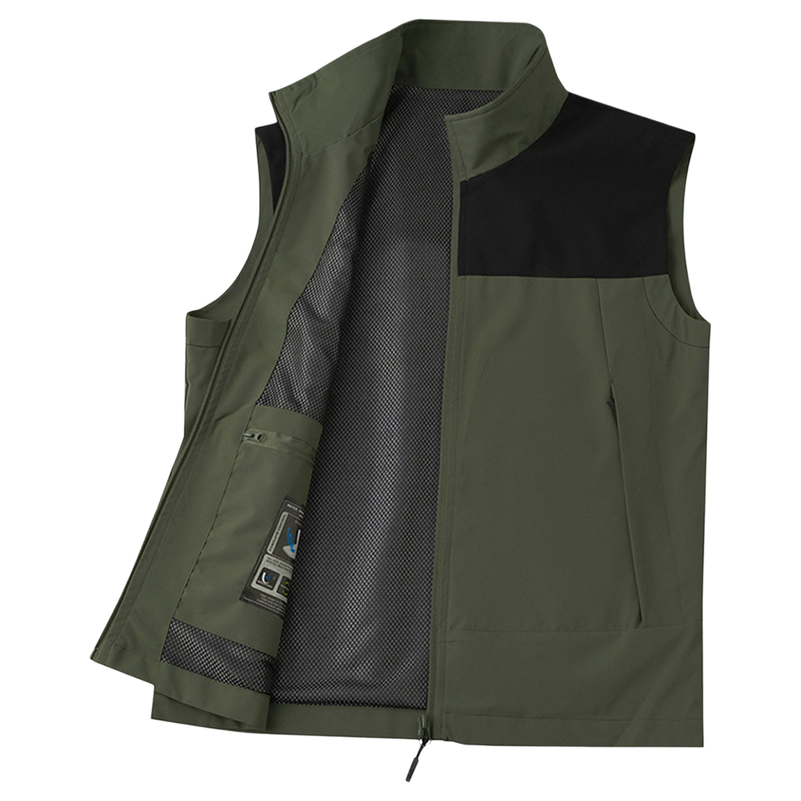 #M-5XL Men Golf Vest Stand Col - Outdoor Camping In Winter review and price