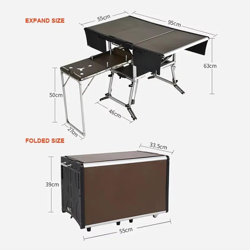Convenient Camping Kitchen Box - Outdoor Camping Kitchen Setup review and price