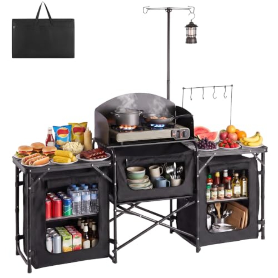 Folding Camping Table, Outdoor - Outdoor Camping Kitchen Setup review and price