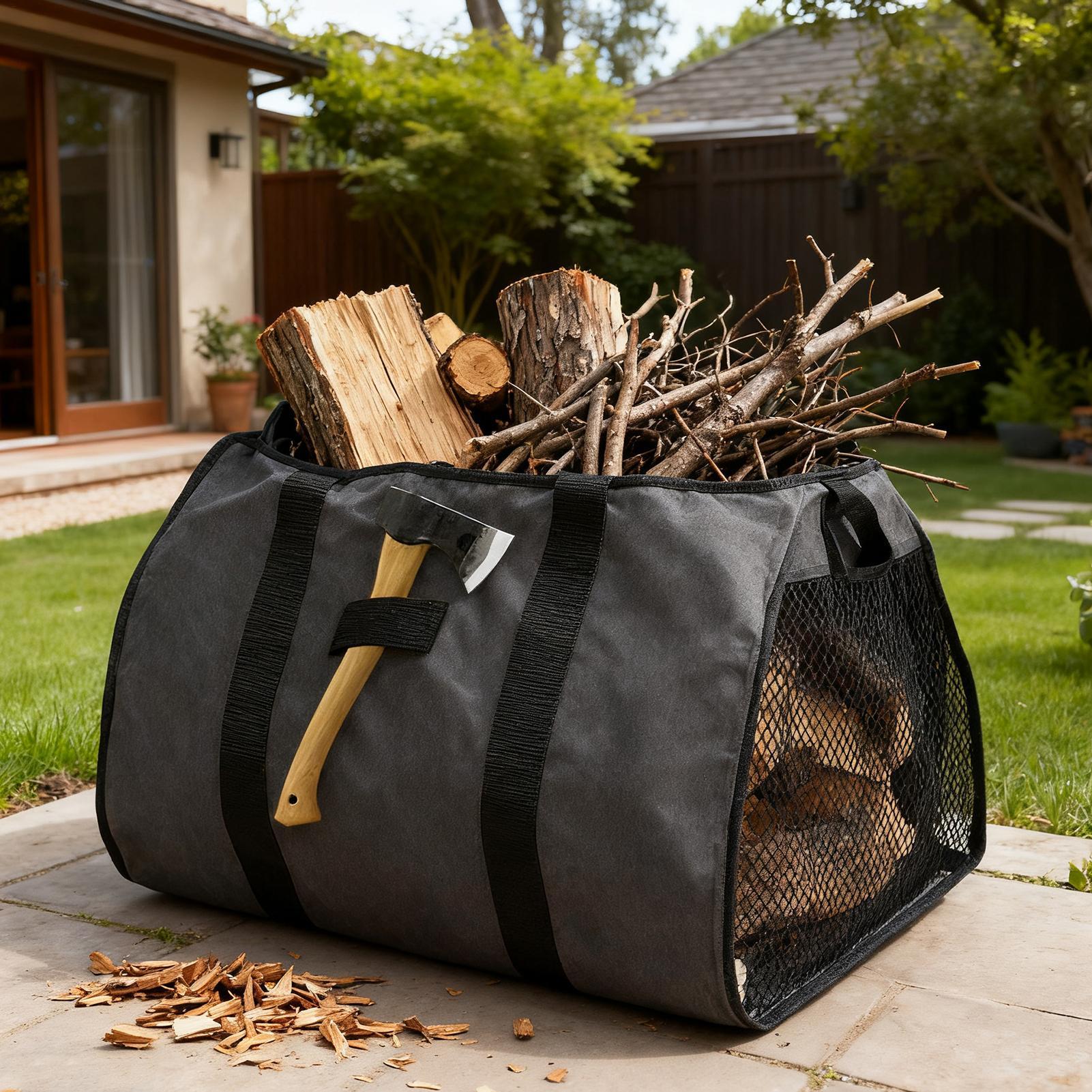 Firewood Carrier Large Portabl - Outdoor Indoor Camping review and price