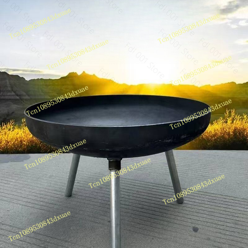 80cm Large Cast Iron Fire Pit  - Outdoor Indoor Camping review and price