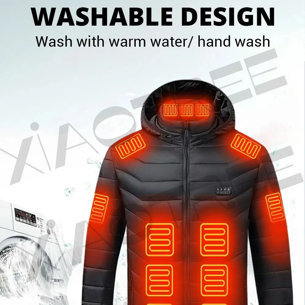 28 Areas Men Women's Heating J - Outdoor Camping Jacket review and price