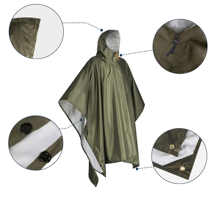 Heavy Duty Rain Poncho For Bac - Camping Rain Poncho review and price