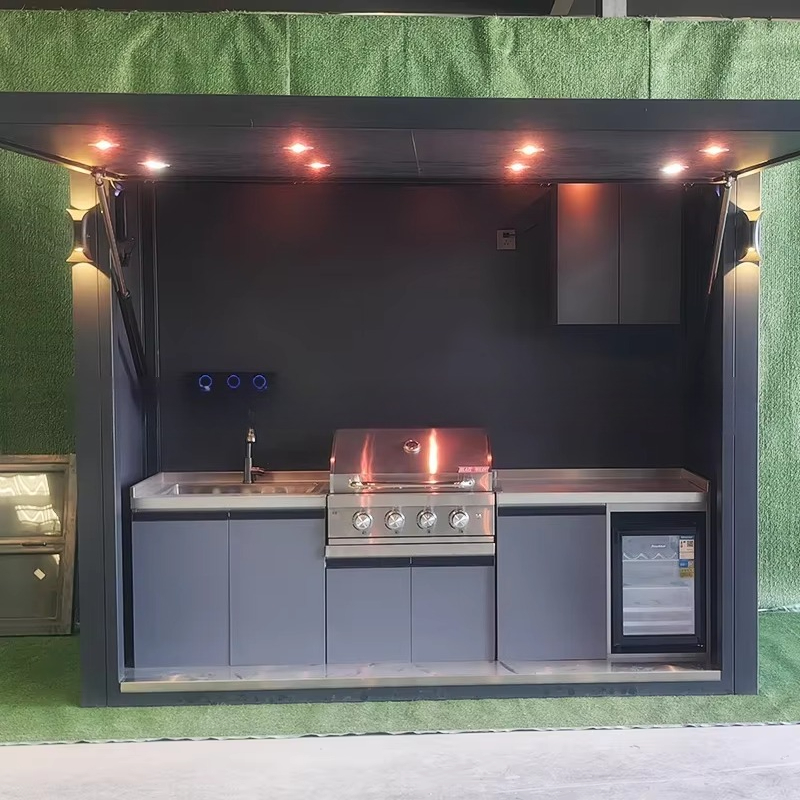 Portable Outdoor Kitchen Pod W - Outdoor Camping Kitchen Setup review and price