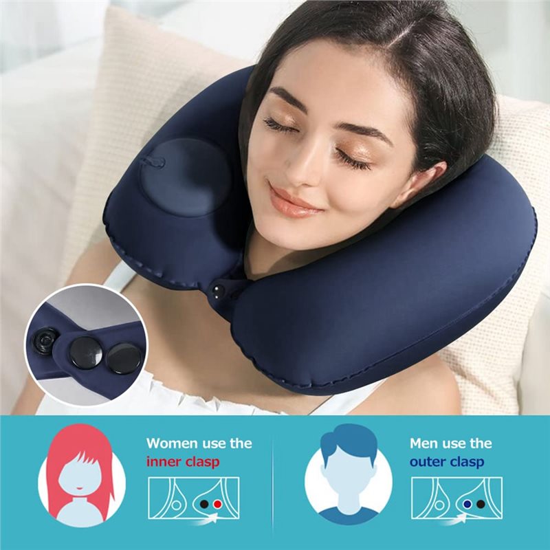 Inflatable Travel Pillow Ultra - Camp Pillow Compressible review and price