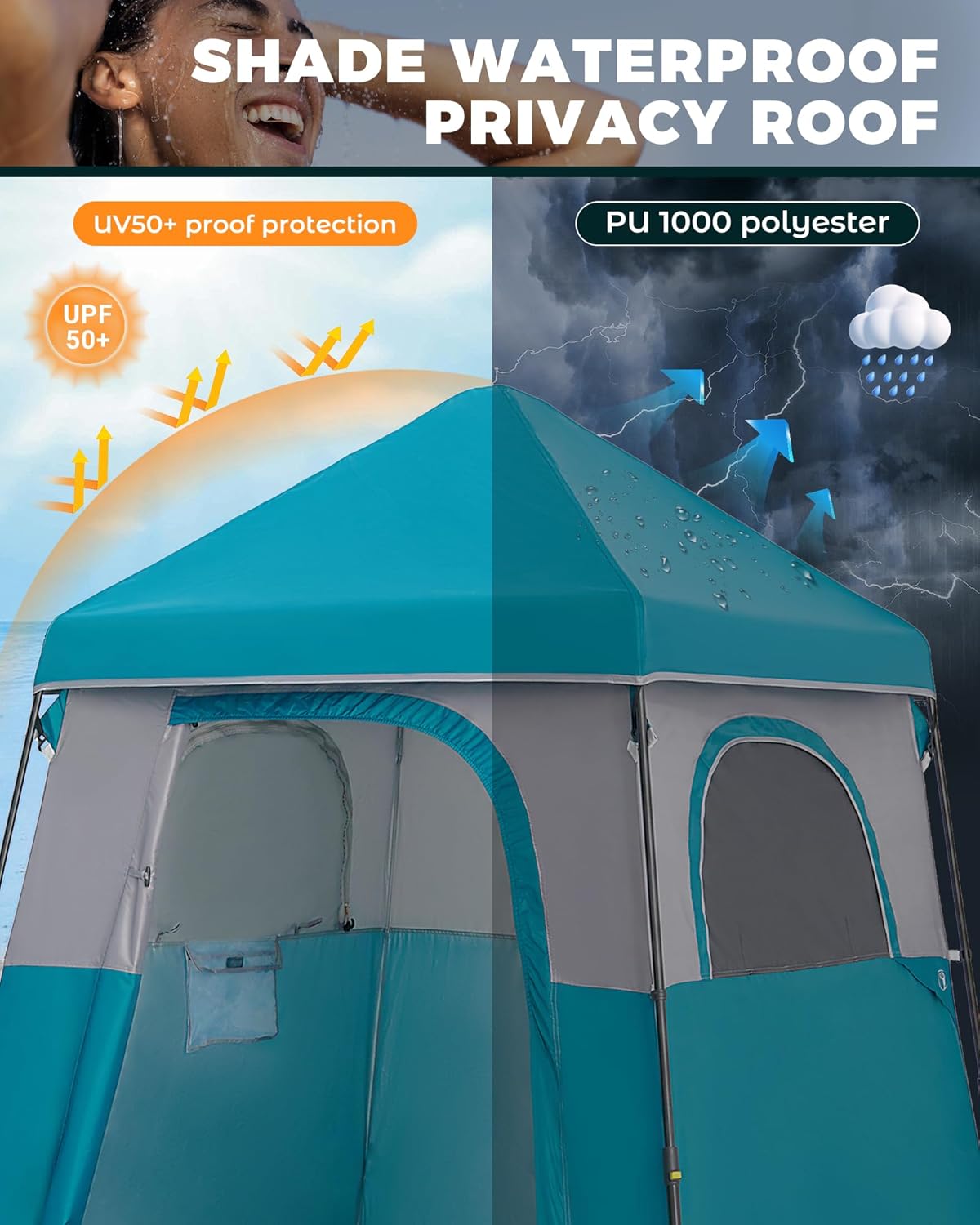 Portable Privacy Shower Tent,  - Outdoor Und Camping review and price