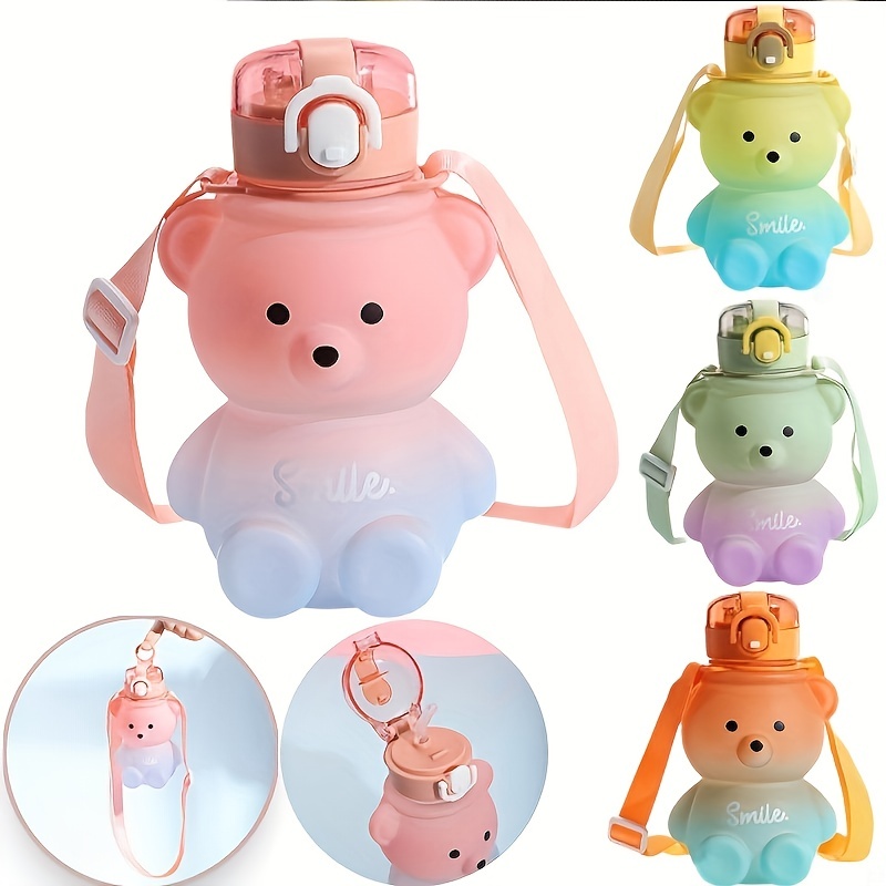 1pc Cute Bear Water Bottle BPA - Bear Canister review and price