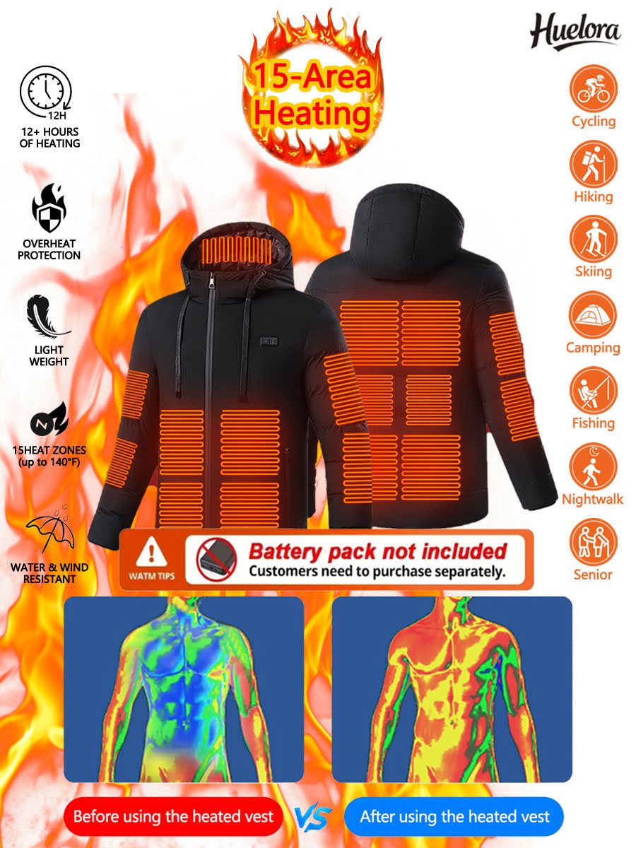 Huelora 11 Area Heated Jacket  - Outdoor Camping Jacket review and price