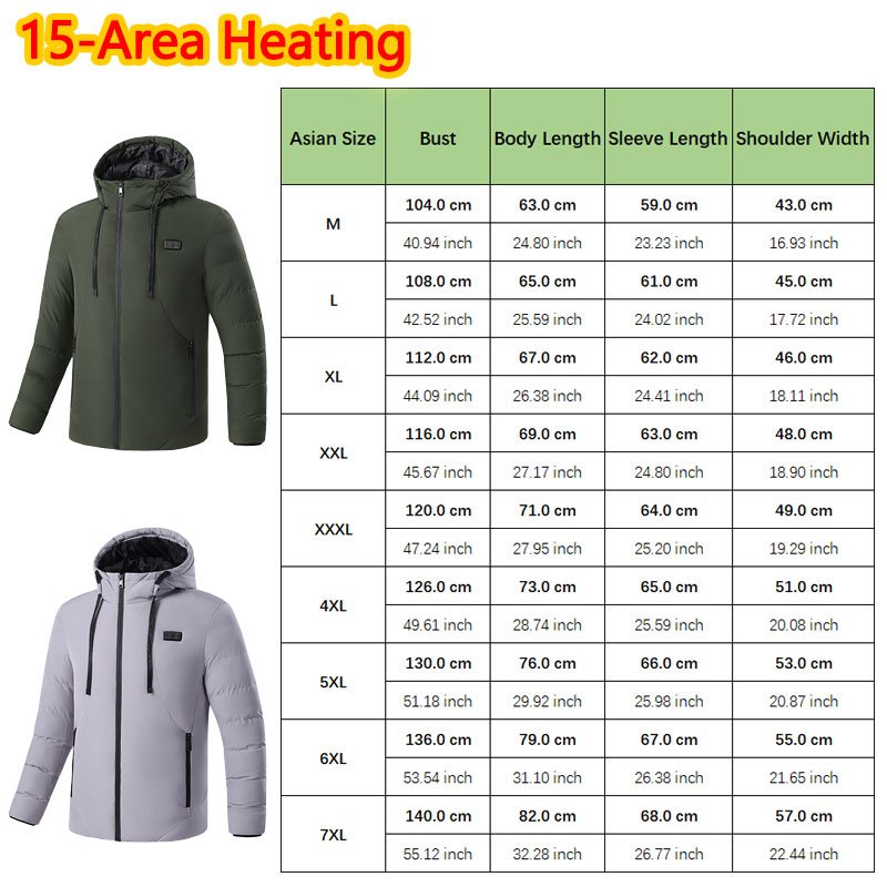 Huelora 11 Area Heated Jacket  - Outdoor Camping Jacket review and price
