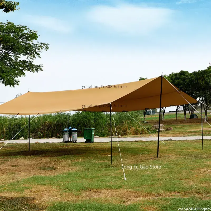 Without Poles 6*8m Large Canop - Outdoor Camping Tarp review and price