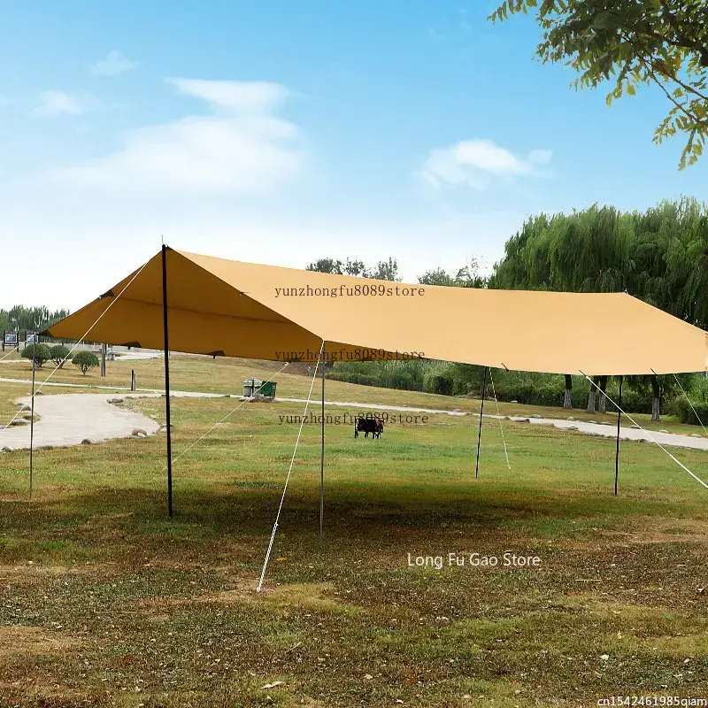 Without Poles 6*8m Large Canop - Outdoor Camping Tarp review and price