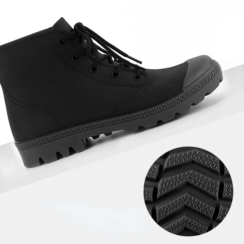Winter Men Rain Boots Lace-up  - Outdoor Camping In Winter review and price