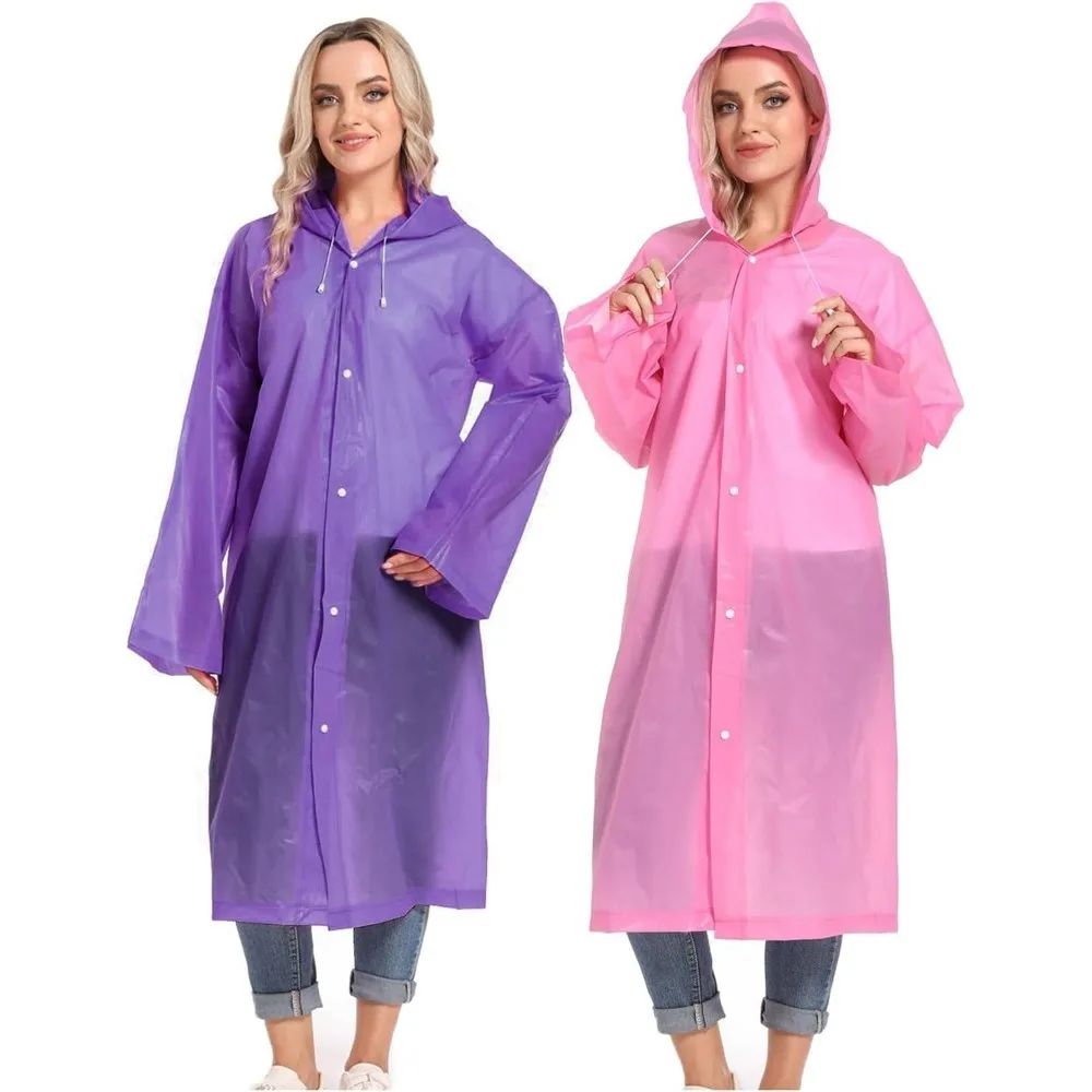 1/2PCS Compact Reusable Rain  - Camping Rain Poncho review and price