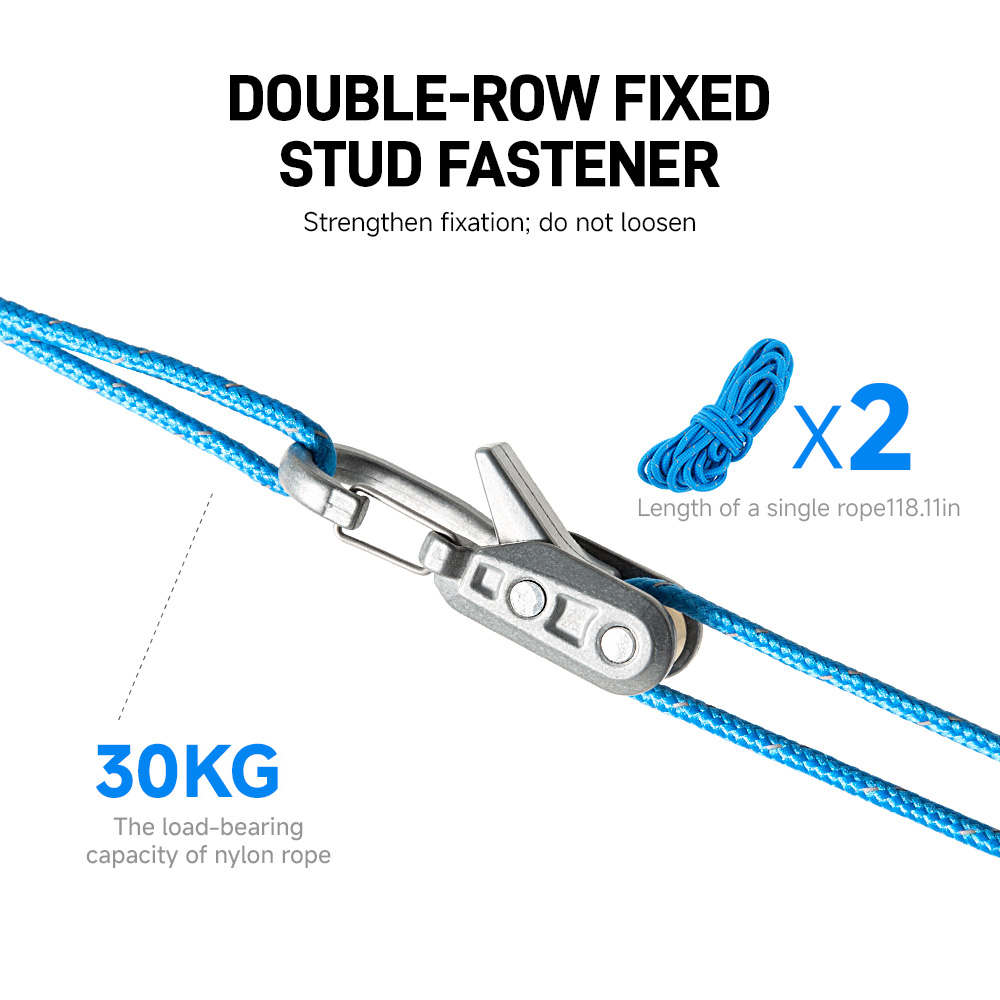 LOZLIN 8-Piece Rope Set with R - Outdoor Camping Tarp review and price